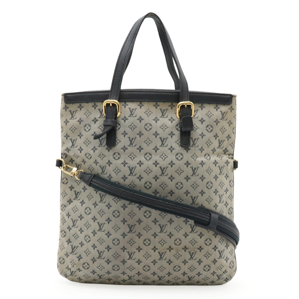 LOUIS VUITTON Monogram Franoise Tote Bag Handbag Shoulder Blue